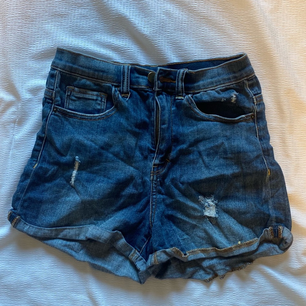 Stretchy Jean Shorts